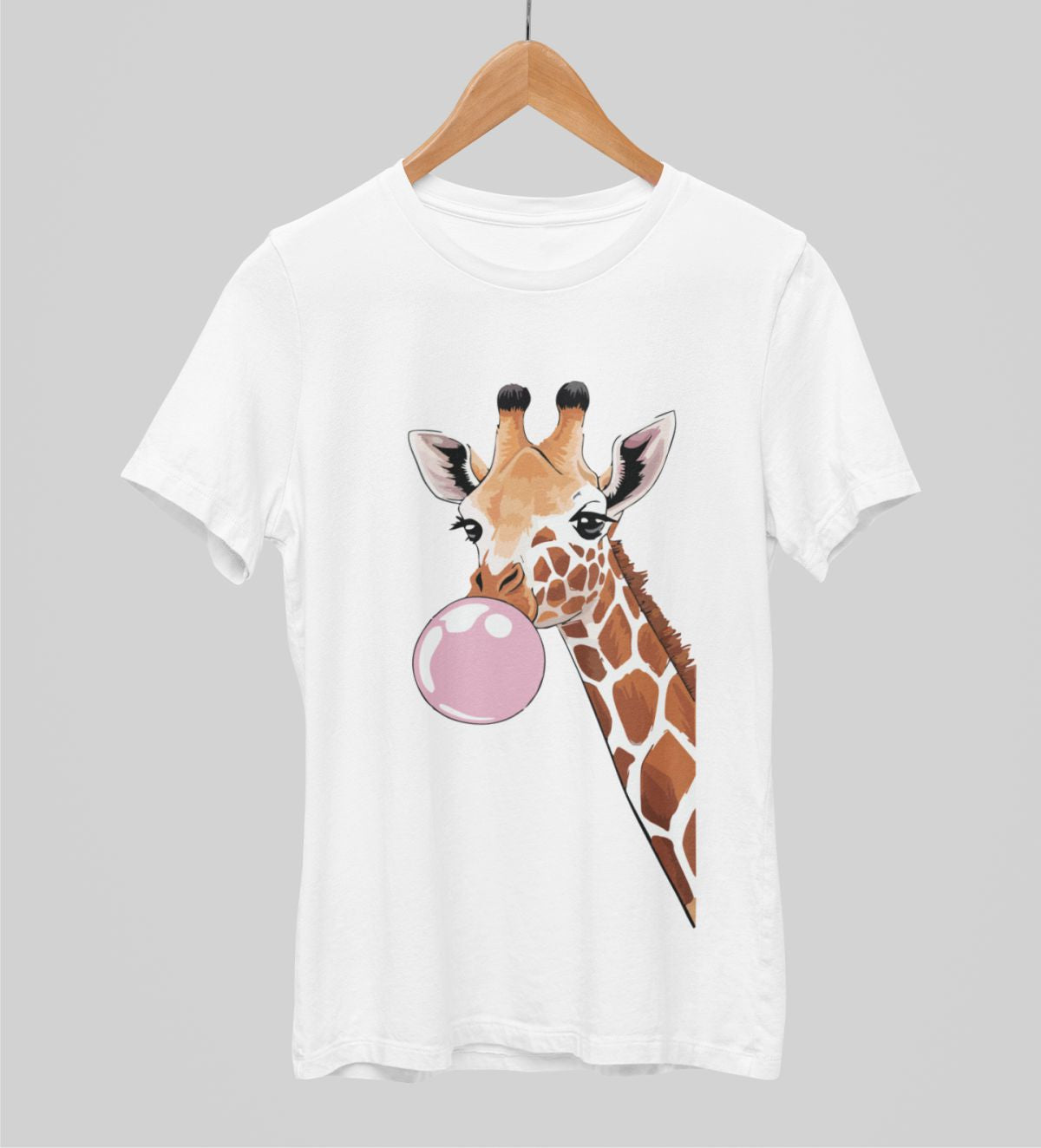 Valkoiset unisex T-paidat "Kupla"