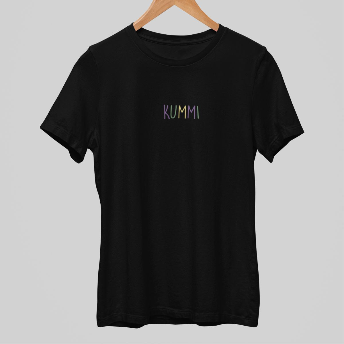 Mustat unisex T-paidat "Kummi"