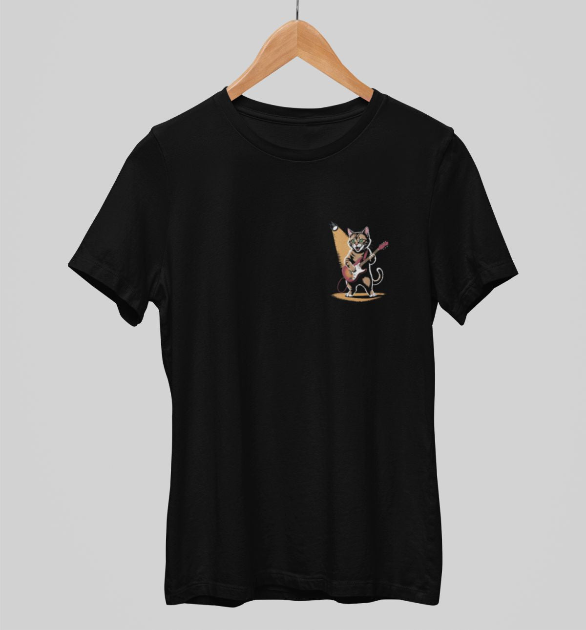 Mustat unisex T-paidat "Rock n roll"