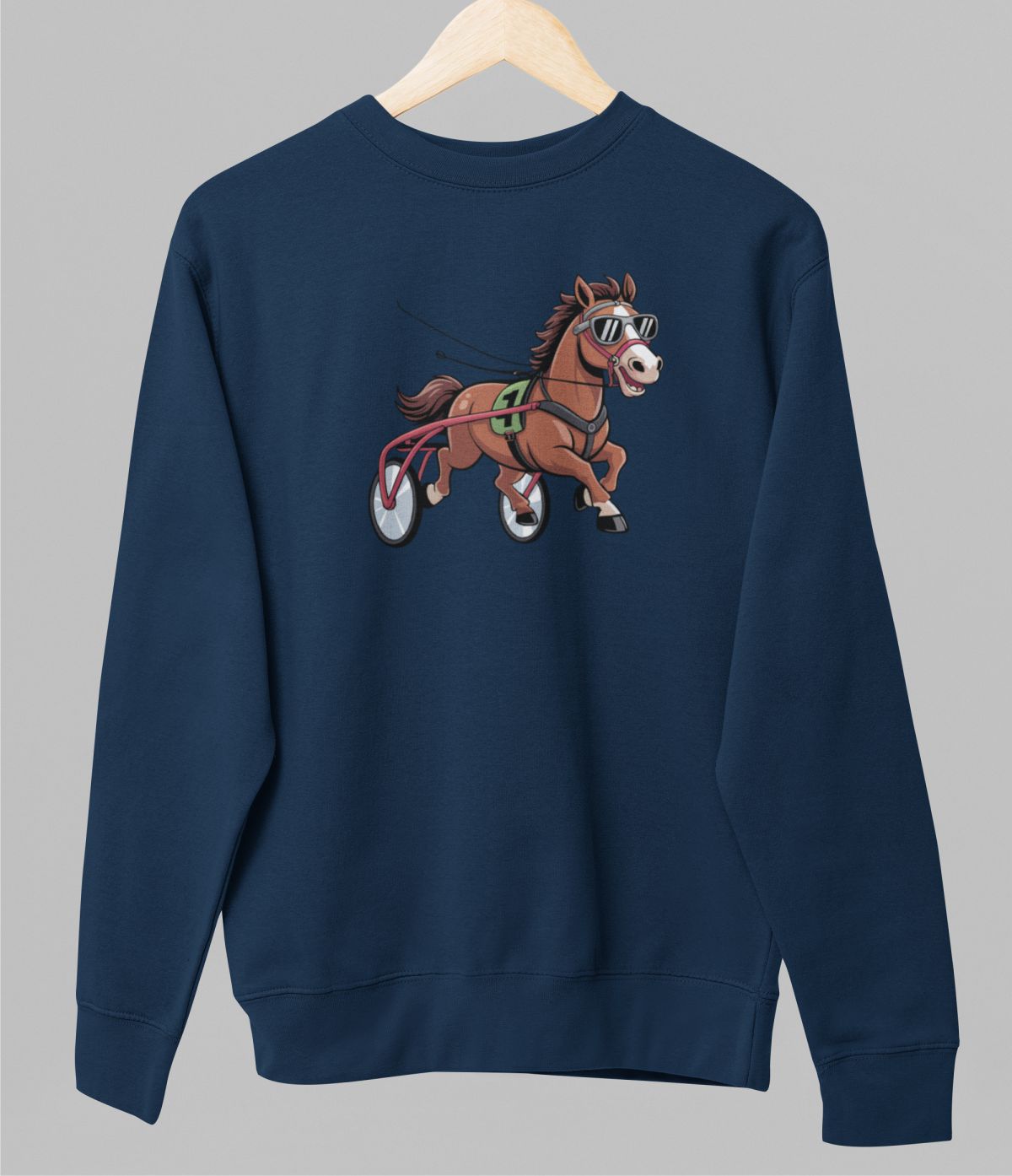 Sininen unisex collegepaita "Raviurheilu King"