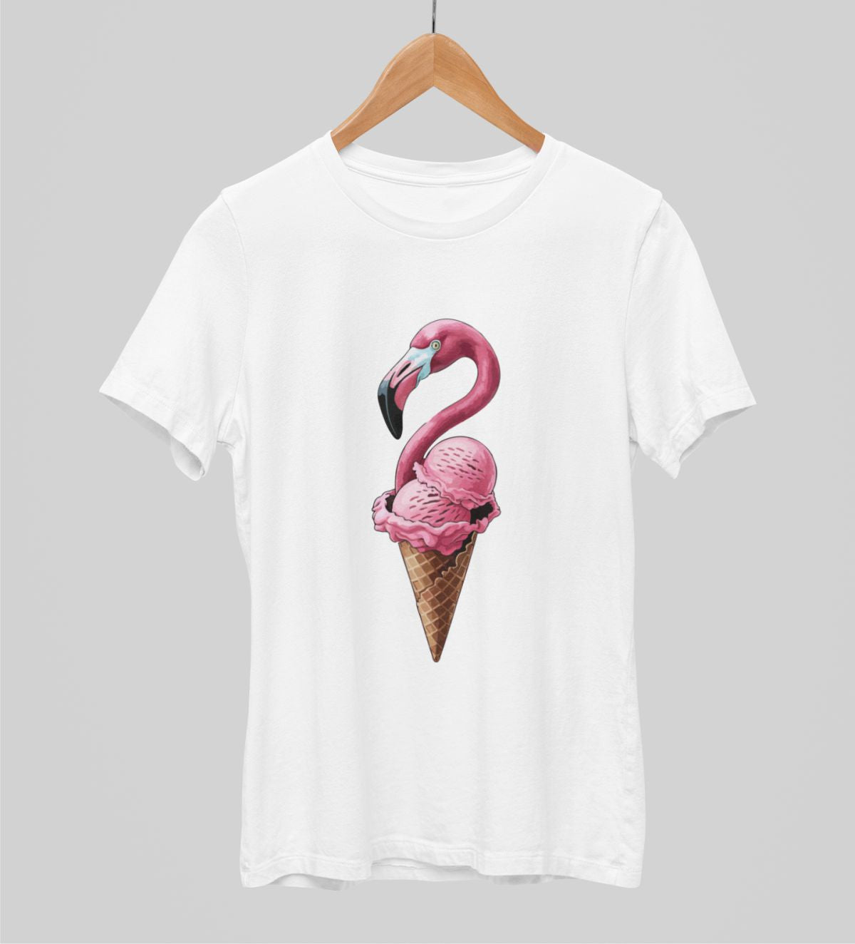 Valkoiset unisex T-paidat "Käätelö"