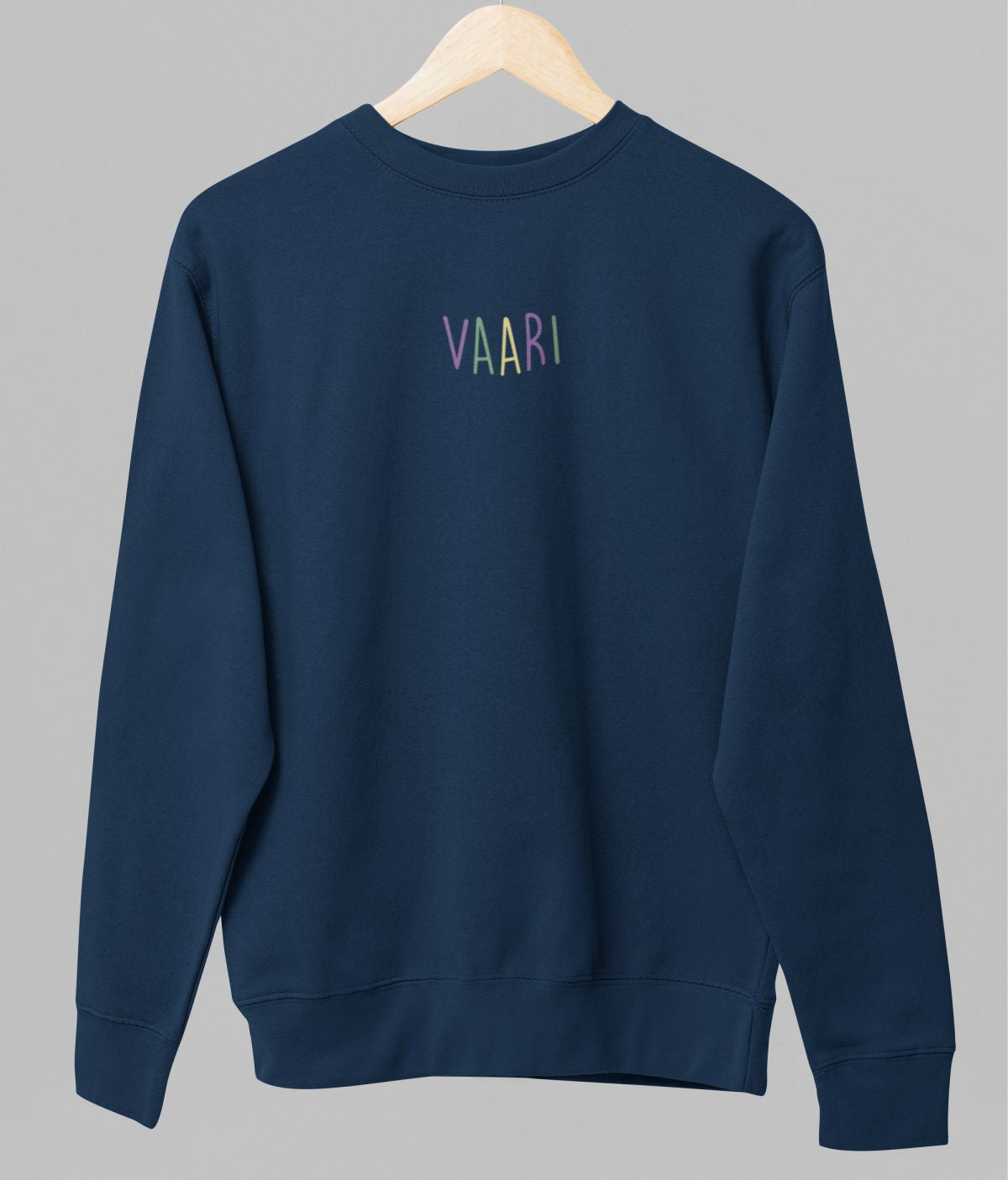 Sininen unisex collegepaita "Vaari"
