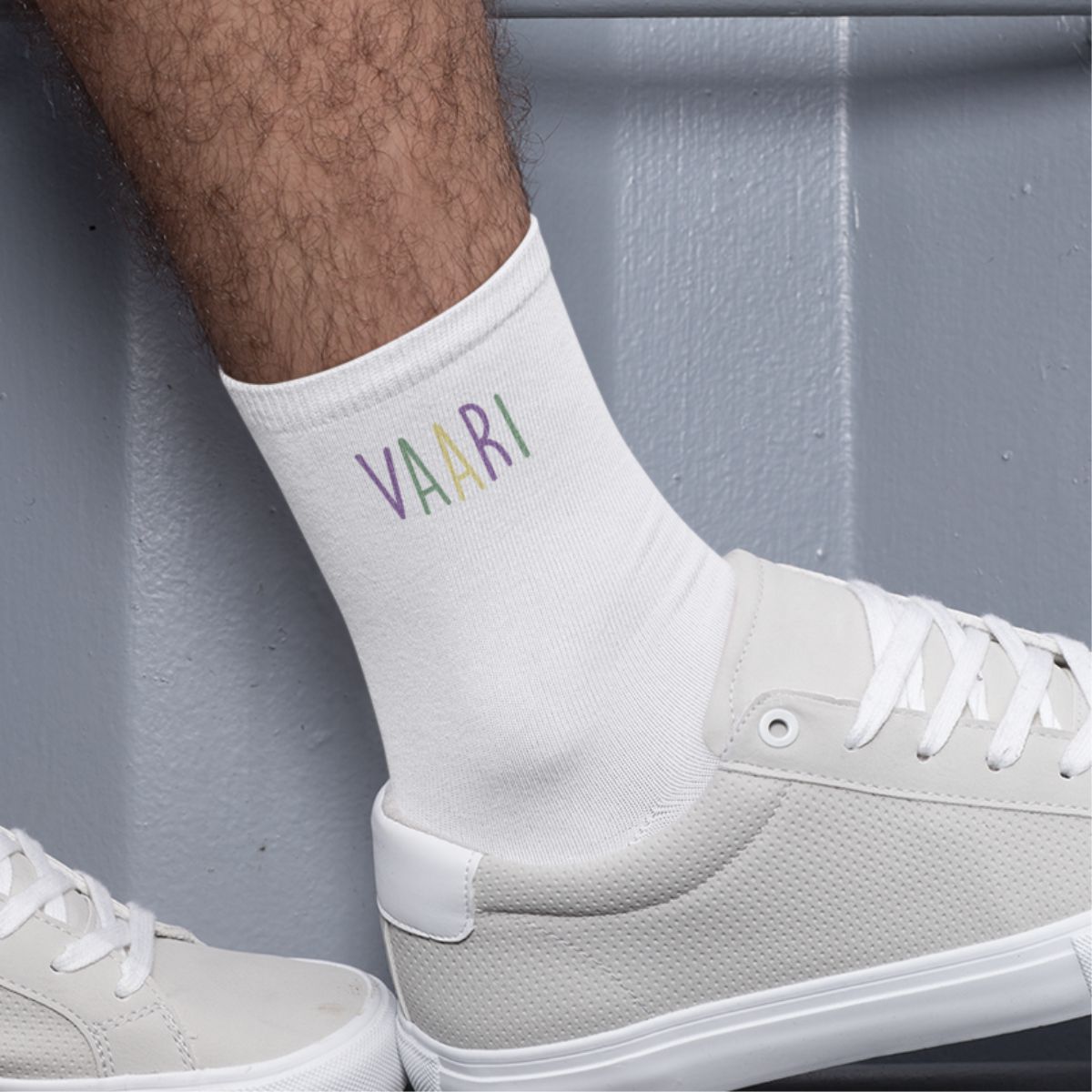 Valkoiset sukat "Vaari"