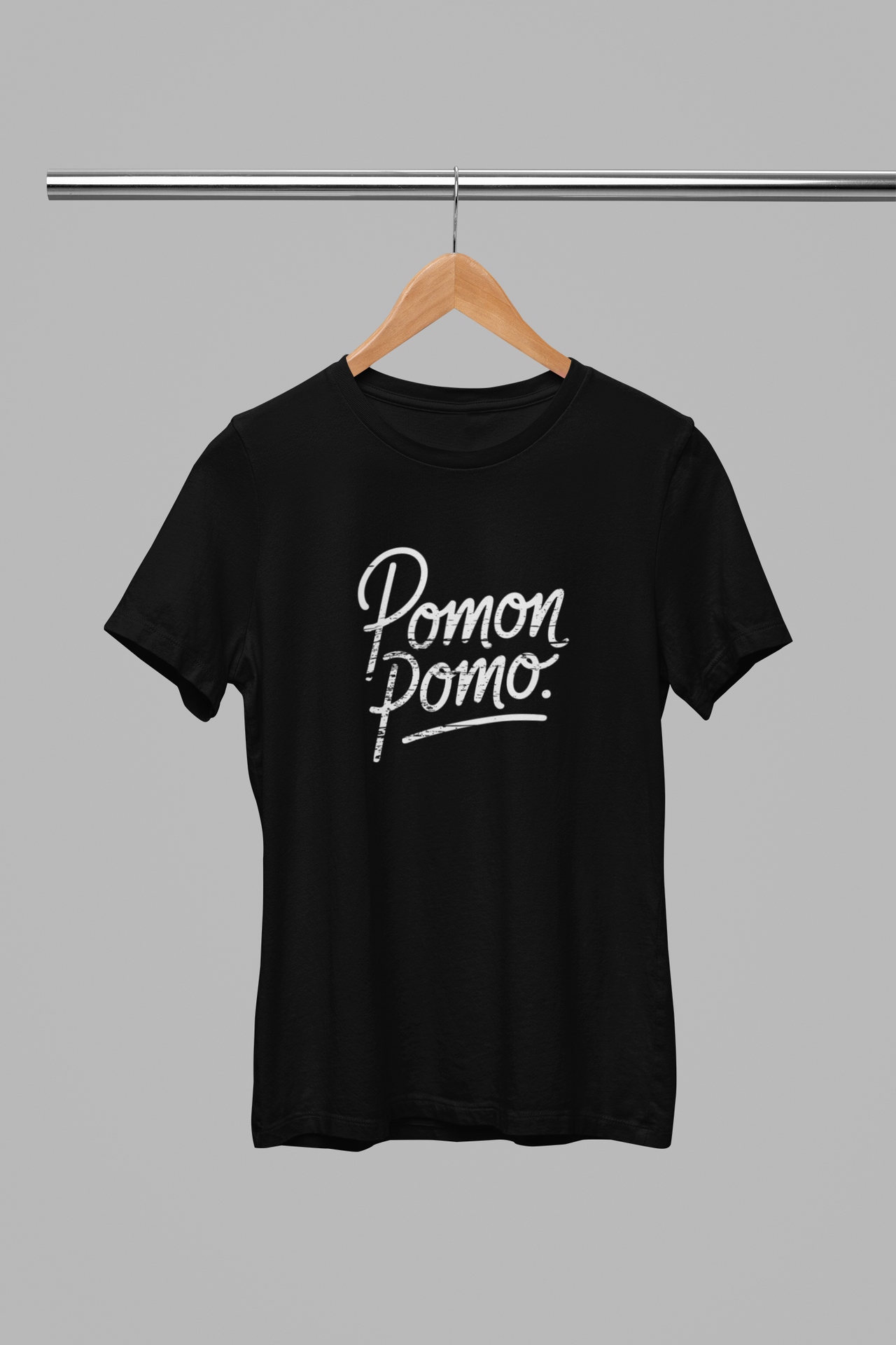 Mustat unisex T-paidat "Pomon Pomo"