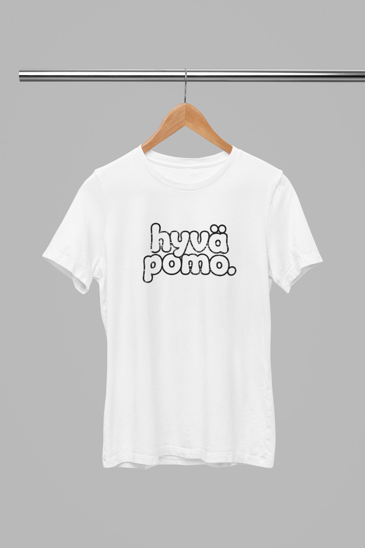 Valkoiset unisex T-paidat "Hyvä pomo"